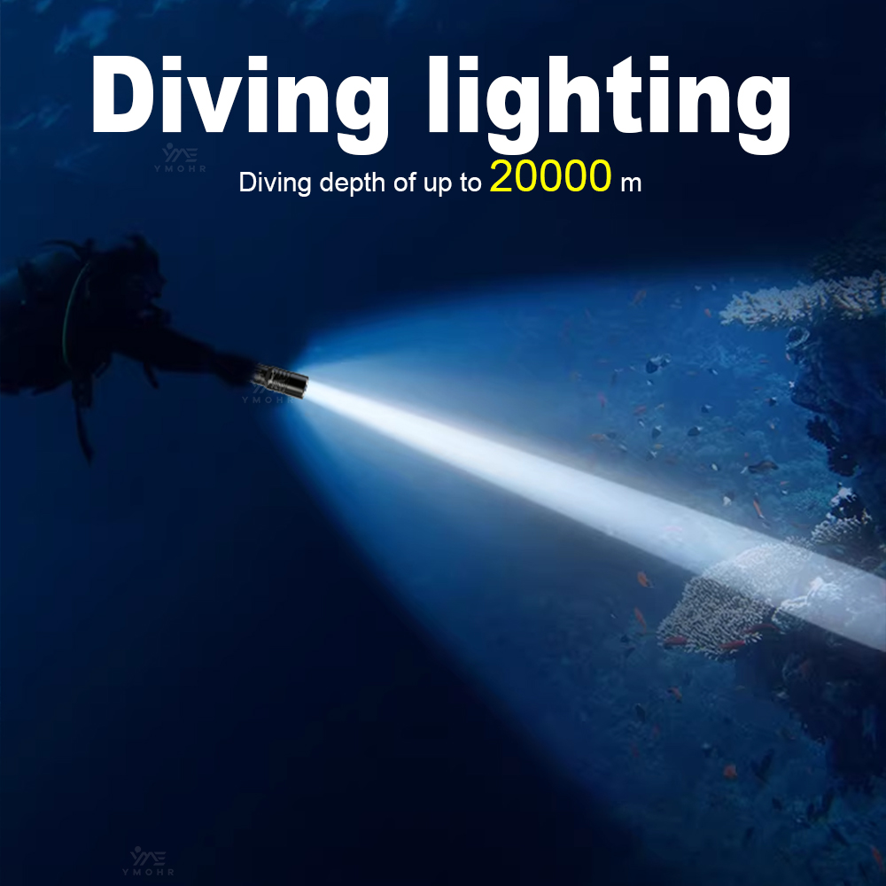 20000M Diving Flashlight Power - Underwater Flashlight recension och pris