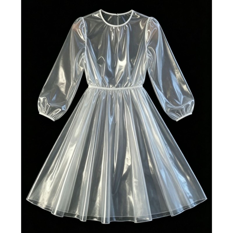 Men Women Transparent PVC Dres - Aqua Sports Club recension och pris