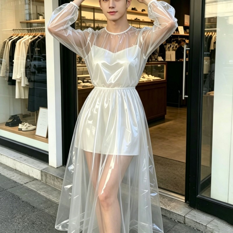 Men Women Transparent PVC Dres - Aqua Sports Club recension och pris