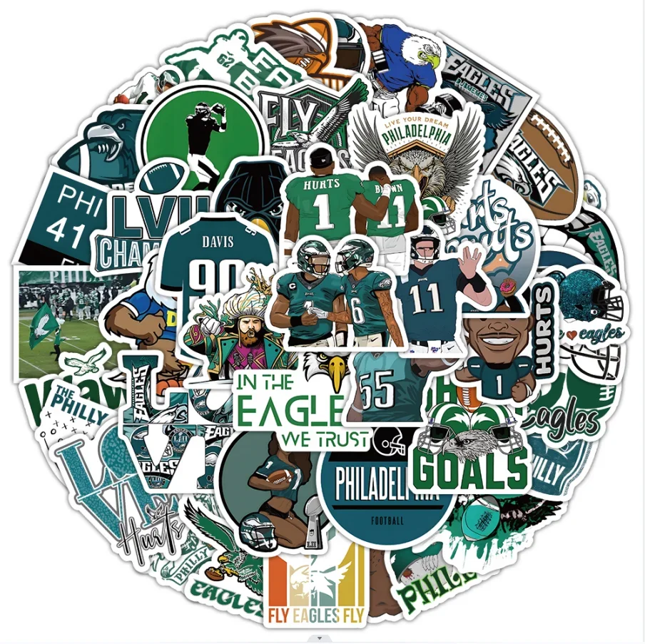 50pcs Rugby Sports Club Graffi - Aqua Sports Club recension och pris