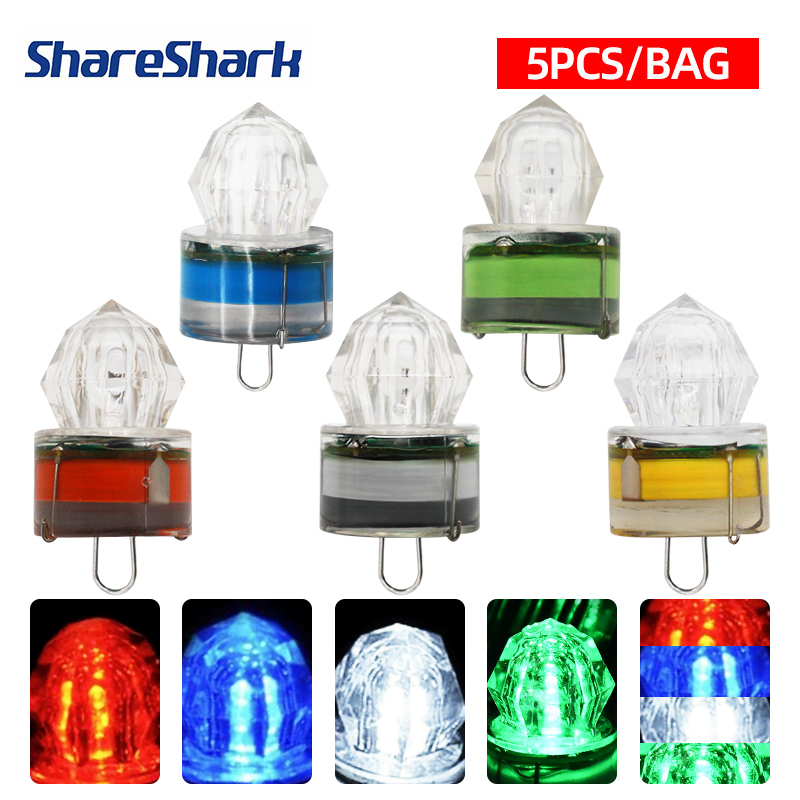 ShareShark 5pcs LED Fishing La - Underwater Flashlight recension och pris