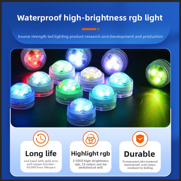 Remote Control RGB Decorative  - Underwater Flashlight recension och pris