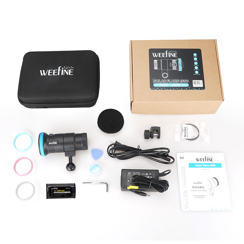 WEEFINE  SolarFlare 4500 WF102 - Underwater Flashlight recension och pris